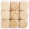 Unbranded 5pcs Blank Wood Dice Kid Child Game making DIY