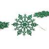 Christmas Concepts® Pack of 12-10cm Glitter Snowflake Hanging Decorations -