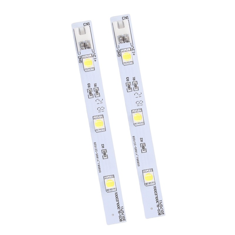 2Pcs Refrigerator LED Light Board White Eyes Friendly Freezer LED