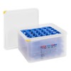Egg Box with 4 Trays in Sturdy Blue Design for