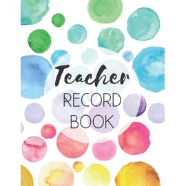 Teacher Record Book Schoolgirl Style: Large Print Grade Record Book, Teacher Record Book For Grading, 130 Pages.