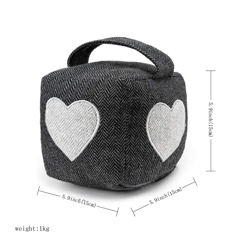 Door Stopper, Cute Heart Shape Door Stop for Home Office