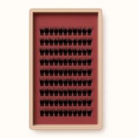 ISJAS DIY Eyelash Extension Kit – C & D Curl Cluster Lashes (8-18mm), Bond & Seal, Remover, Tweezers – At-Home Lash Kit (Amazing - C Curl - mix (8–18mm))