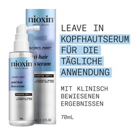 Nioxin Professional Anti Hair Loss Serum – Niacinamid Serum gegen Haarausfall – Leave In Haarpflege für Haarwachstum – für dünner werdendes Haar – mit Koffein & Niacinamid (70 ml)