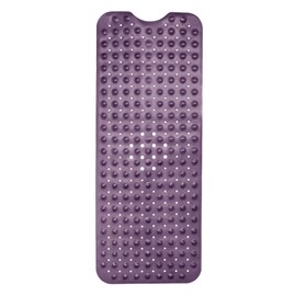 ENKOSI Bath Mat - Large Non Slip Bathtub & Shower Mat - Extra Long 40 x 16 Inch Bathroom Mats for Tub Nonslip Anti Slip Bathmats (40x16 Purple 1-Pack)