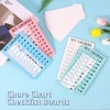 4 Pcs Checklist Chore Chart, Sliding Routine Chores Chart for
