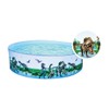 Nuwani 8FT Large Family Round Pool, Non Inflatable, Hard Plastic,
