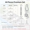 M6 Awning Attachment Set, Heavy Duty Sun Shade Sail Stainless
