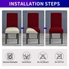 Howhic Stretch Chair Covers for Dining Room Set of 4,