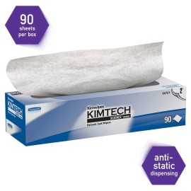Kimberly-Clark Case of Kimtech 34721 Kimwipes Disposable Task Wipers - 14.7 " x 16.6" - 1350 Ct