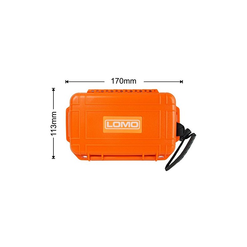 Lomo Drybox 18 Flat Size - Orange. Kayak Dry Box.