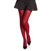 Romartex Colourful tights with stripes, red