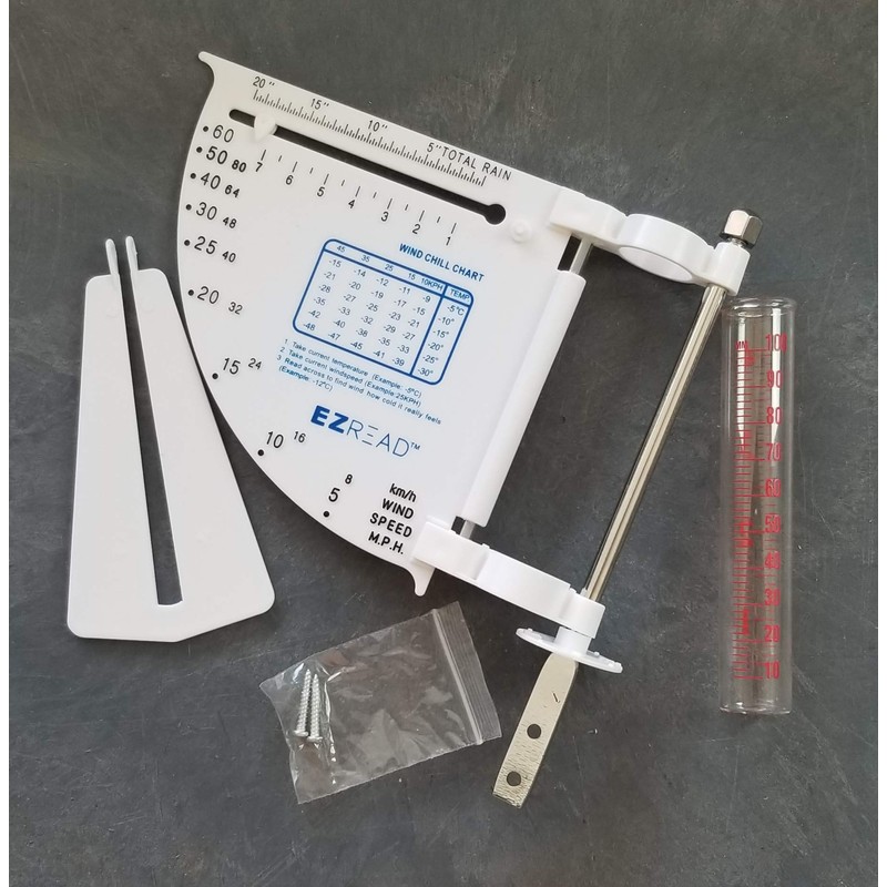 EZRead Headwind Consumer Products 840-0052 5-in-1 Weather Station, White