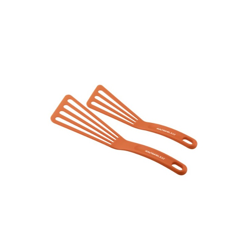 Rachael Ray Tools & Gadgets 2-Piece Nylon Spatula Set, Orange