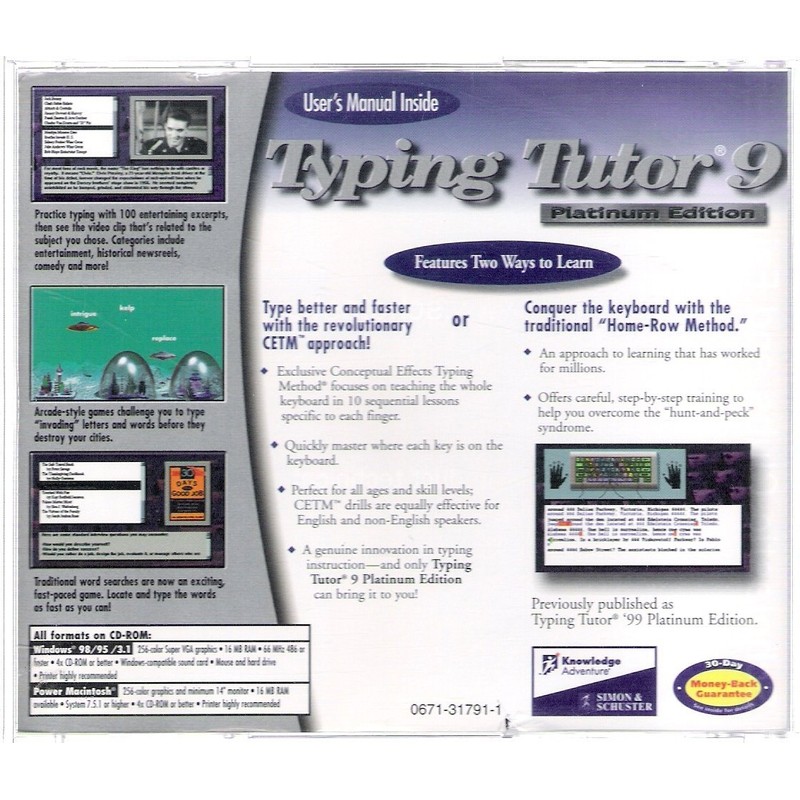Typing Tutor 9 (Jewel Case)