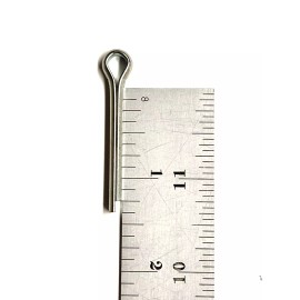 accurate (50) 7/32 x 1-1/4 Cotter Pins Locking Split Steel Zinc USA 7/32 1.25, 22 X 1 1/4