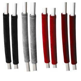 lasenersm 2 Pieces Refrigerator Door Handle Covers Kitchen Appliance Handle Covers Keep Your Kitchen Appliance Clean 15.7" x 4.3" Use for Fridge Oven Kitchen Cabinet Dishwasher (Grey)