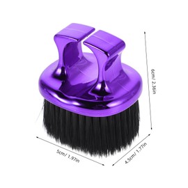TOVINANNA Retro Knuckle Hair Brush for Men Portable Grooming Brush for Barber Hair Cutting Cleaning Durable Hair Brush with Dense Bristles for Beard