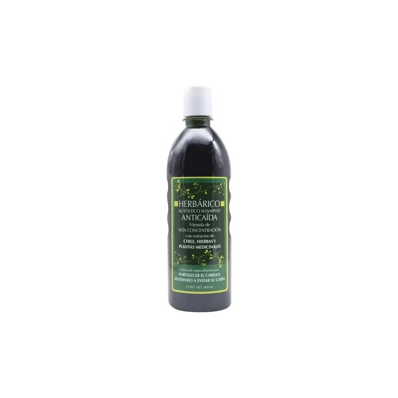 Shampoo Herbárico Anticaída De Chile , Romero, Sábila 600ml