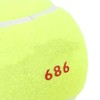3Pcs Training Tennis Balls 2.6in Chemical Fiber Silicone Accurate Portable