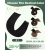Ugeat Sew in Bundles Human Hair Black Weft Hair Extensions