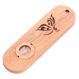 IKOPFLN Wooden Kazoo - Kazoo Instrument - Kazoo Flute Mini Musical Instrument Guitar Ukulele Companion Easy to Play - with Membrane and Screwdriver - Harmonica for Adults and Children
