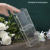 JuxYes 2 Pack Clear Acrylic Display Case Box, Acrylic Display