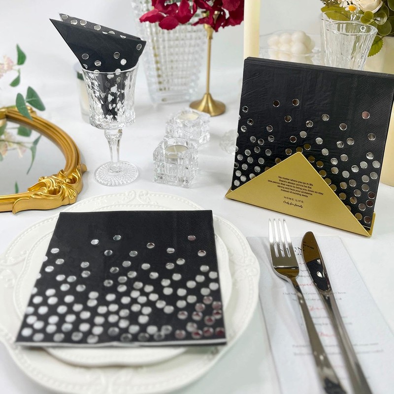 12 Placemats And 20 Paper Towels, Round Placemats, Glitter Placemats,
