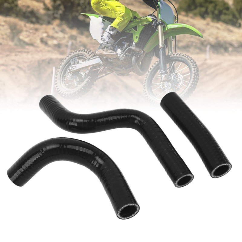 3PCS Silicone Radiator Coolant Hose Pipe Kit Stable Connection Leak