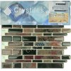 Crystiles 10"x10" Marble Peel and Stick Backsplash, Self-Adhesive Kitchen Backsplash