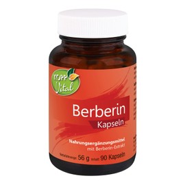 KOPP Vital® Berberin | 90 Kapseln | 56 g | rote Beeren | indischer Tradition | reines Berberin | Berberitze | Sauerdorn | Essigbeere
