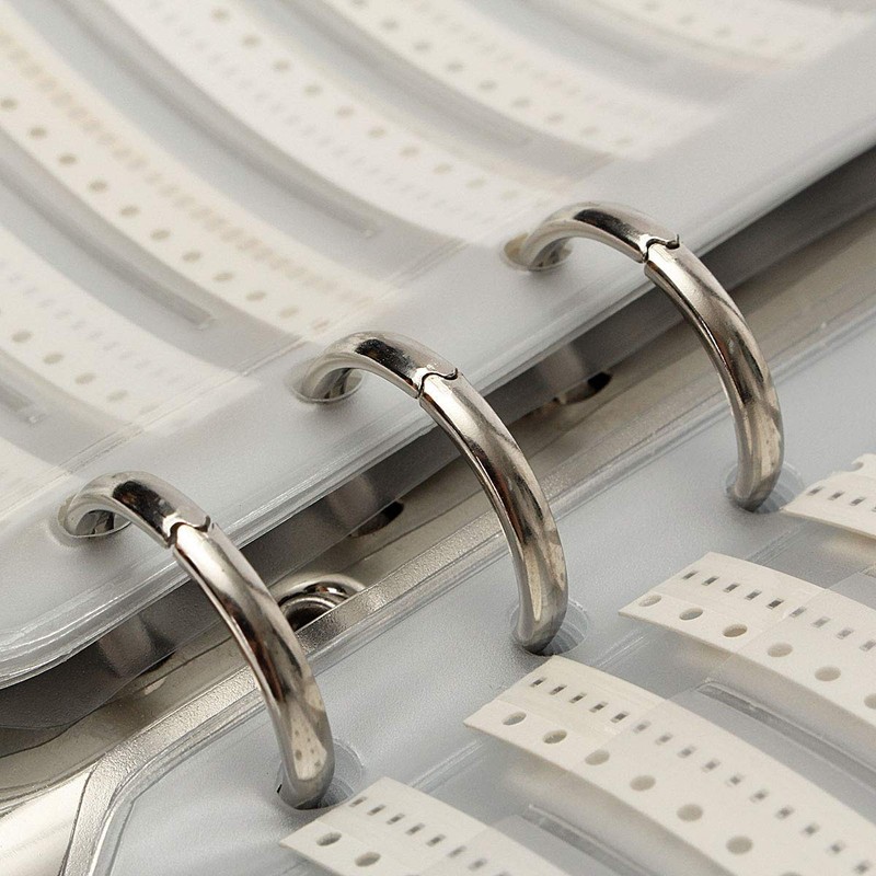 DollaTek 1% 0402 SMD Resistance Assorted Folder (0 Ohm-10M Ohm)