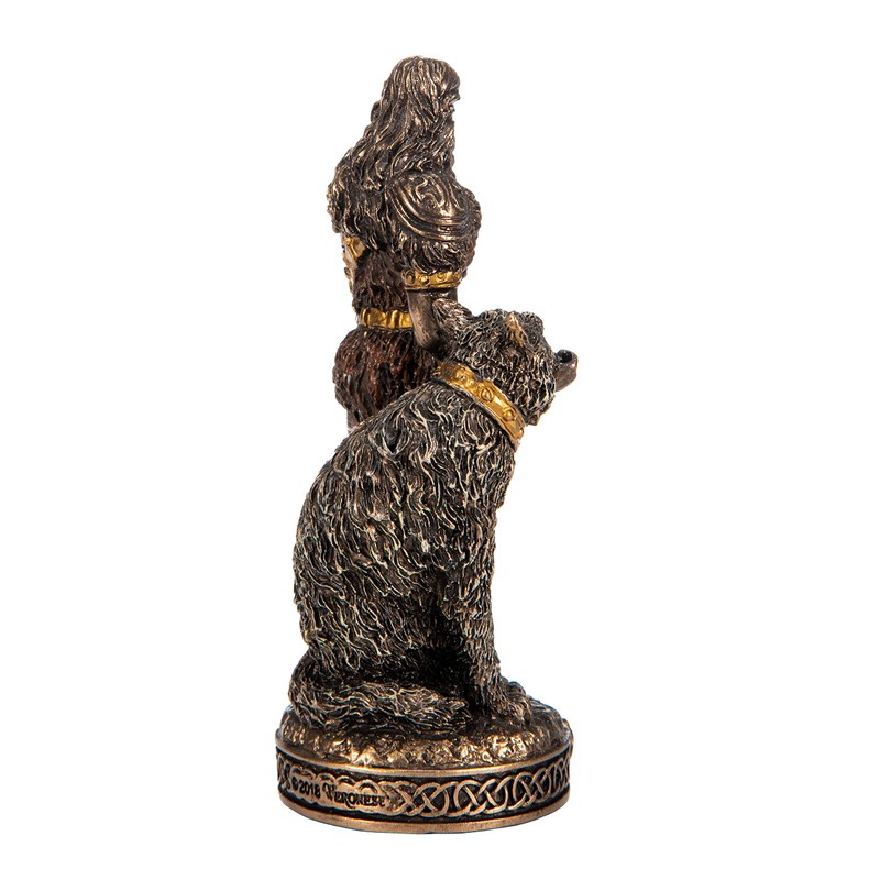 BEAUTIFUL GREEK STATUES Tyr Scandinavian God Resin Figurines Hand Painted