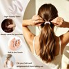 5 Scrunchies para Cabello Mujer, Coleteros Elásticos de Apariencia Seda,