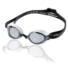 Speedo anteojos de natación unisex para adultos, Speed Socket 2.0, blanco/negro, talla única