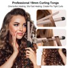 Pretfy Curling Tongs, 19mm Hair Curler Small Curling Iron Adjustable