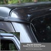 JeCar Hardtop Rain Diverter ABS Drip Rail Extension Rain Gutter