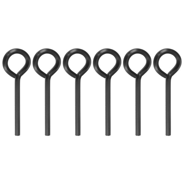 HARFINGTON 6pcs Dogging Hex Key Wrench 5/32" SAE Metal Dog