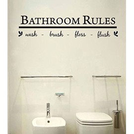 Bathroom Wall Art Decal Sticker