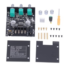 Stereo Amplifier Board Dual Channel Power Amplifier Module DC9-24V with Treble and Bass Control