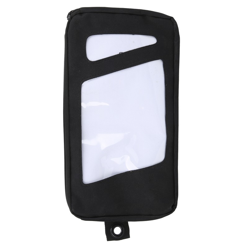 10in Black Surfboard Surfing Fin Storage Bag Durable Canvas Handbag