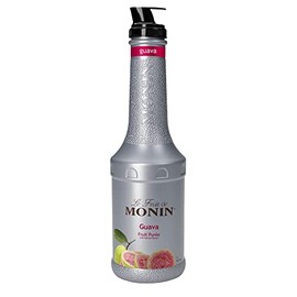 Monin - Guava Fruit Purée, Juicy Guava Taste, Perfect for Lemonades, Teas, Cocktails, Mocktails, Culinary Dishes & More, Vegan, Non-GMO, Gluten-Free (1 Liter)
