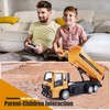 Jiakora Remote Control Dump Truck for Kids, 2.4GHz RC Construction