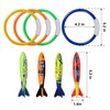 Topways® Diving Pool Toys Set, Dive Rings Sticks Diving Torpedo
