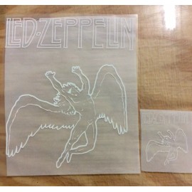 Unbranded 1 DTF + Pocket - Classic Led Zeppelin Rock Band Rock Roll Ready Press 11"x12.5"