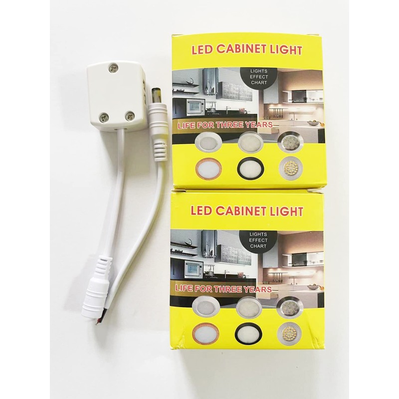 Getwefire Dimmable 2pcs/Lots recessed installtion 3w DC 12v led Puck/Under