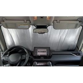 Custom fit Front Windshield Sunshade for 2024 2025 Hyundai Kona SUV, UV Rays Reflector Sunscreen Cover Protector Accessories (Made in USA)