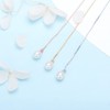 LGSY Minimalist Line Dangle Earrings Mount Fitting for DIY Pearl