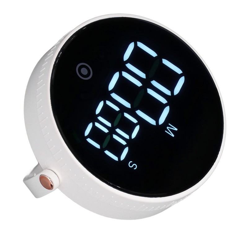 Desktop Timer Minimalist Round 3 Level Volume Adjustable Digital Countdown