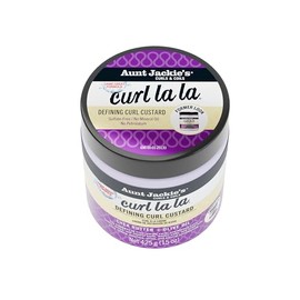 Aunt Jackie's Curl La La, Lightweight Curl Defining Custard, Creates Long Lasting Curly Hair with Mega-moisture Humectants, Enriched with Shea Butter 